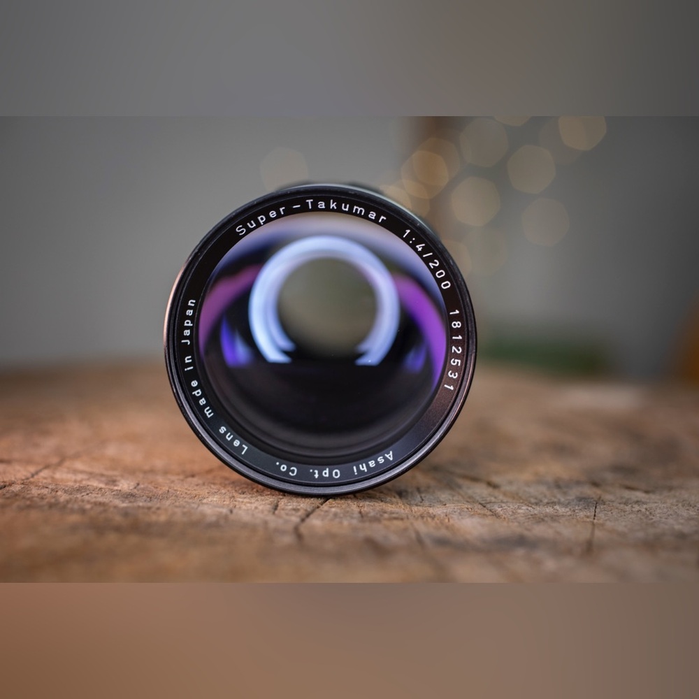 Asahi Pentax Super Takumar 200mm f4 Telephoto Lens